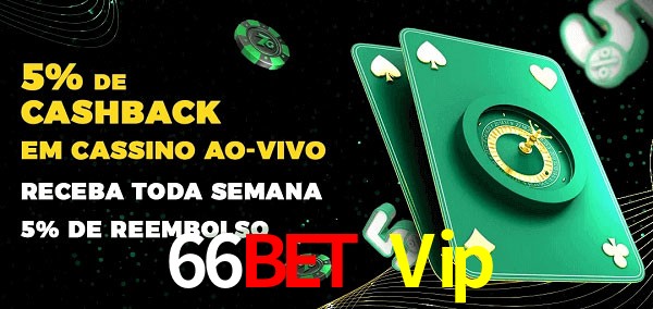 Promoções do cassino ao Vivo 66Bet Vip